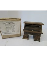 DOLL HOUSE FURNITURE CONCORD MINIATURES ROLL TOP DESK #2185  L165B - €9,14 EUR