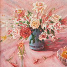 Untitled (Floral Still Life) By Anthony Sidoni 2002 Signed Oil on Canvas - £2,175.47 GBP
