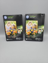 HP Everyday Glossy Photo Paper 50 sheets 4 x 6 With Cut-tab Lot Of Two Brand New - £5.18 GBP