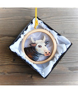 Cow Wooden Wall Hanging - $127.40 CAD
