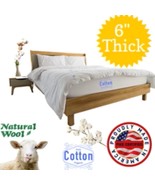 Green Organic Cotton &amp; Wool Mattress - Boulder Firm - Double Sided - USA... - $979.00+