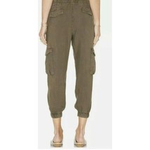 Cloth &amp; Stone Lounge Jogger Cargo Pants XS Womens Green Cuffed High Rise... - £23.59 GBP