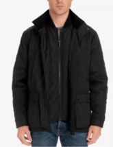 London Fog Mens Arietta Diamond Quilted Field Coat, Small - $89.10
