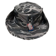 Mission Cooling Bucket Sun Hat Gray Camouflage UPF 50 3&quot; Wide Brim UPF 5... - $14.89