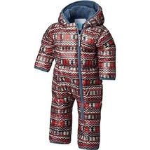 Columbia Kids Frosty Freeze Bunting (Infant) Red Element Zigzag  3-6 Months, Nwt - £51.43 GBP