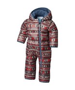Columbia Kids Frosty Freeze Bunting (Infant) Red Element Zigzag  3-6 Mon... - $64.34