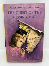 Nancy Drew #19 The Quest of the Missing Map HC 1969 Missing Cover Page Keene - £9.17 GBP