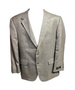 Jos A Bank Sport Coat Executive Collection Grey Silk Wool 2 Button Men Size 43R - £146.61 GBP