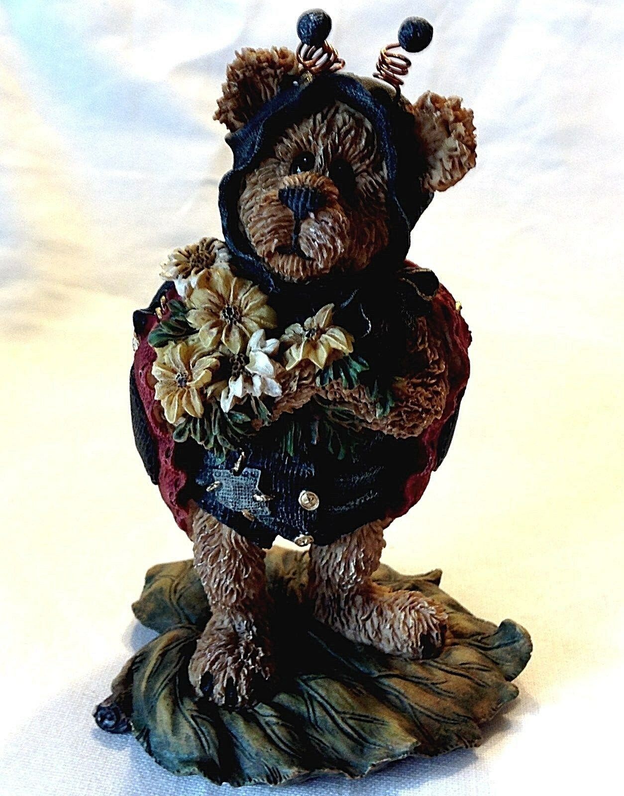 Boyds Bears, 1E Tweedle Bedeedle, Stop & Smell the Flowers #22773 FIRST EDITION - £14.07 GBP