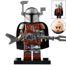 The Mandalorian (Bounty Hunter) Star Wars Lego Compatible Minifigure Bri... - £2.39 GBP