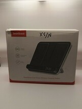 Dual Wireless Charger Stand, SwanScout 504, Foldable Charging Black  - $39.55