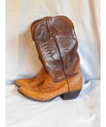 Lucchese 2000 Ostrich Cowboy Boots 8.5B - £23.76 GBP