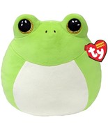 TY Beanie Squishies (Squish-A-Boos) Plush - SNAPPER the Frog (10 inch) - $390.41 MXN