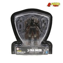 Hiya Toys Judge Dredd Black &amp; White Judge Death 4.25&quot; Action Figure 1:18 Scale - £26.54 GBP