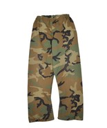 Vintage Cabelas Goretex Camouflage Pants Mens L Weather Shell Woodland C... - £52.39 GBP