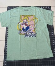Sailor Moon Graphic Print Shirt Men’s Large Green Cartoon - $166.08 MXN