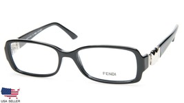 NEW FENDI F832 001 SHINY BLACK EYEGLASSES GLASSES FRAME 51-16-130 B32mm ... - $97.98