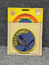 Vintage 1970&#39;s ROAD RUNNER Patch Rainbow Novelty Made In USA NEW - £16.04 GBP