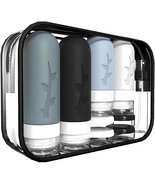 18Pack Travel Bottles for Toiletries,Tsa Approved Silicone Travel Contai... - $14.25