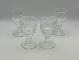 Set of 4 Waterford Crystal COLLEEN Short Stem Port Wine Glasses - £159.86 GBP