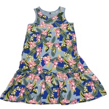 Girls Tea Collection Floral Sleeveless Dress Size 10 Blue &amp; Pink - $19.20