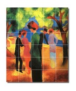 August Macke Abstract Painting Ceramic Tile Mural BTZ05602 - $410.31 CAD+