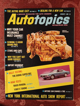Rare AUTO TOPICS Magazine August 1968 Buick Riviera Ford Torino Dodge Super Bee - £16.95 GBP