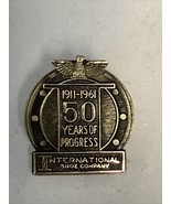 International Shoe Company “50 Years Of Progress 1911-1961” Gold Filled Pin - £21.34 GBP