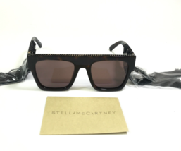 Stella McCartney Sunglasses SC0127S 002 Thick Rim Frames with Hanging Chains - $140.03