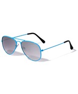 KIDS YOUTH BOYS GIRLS CLASSIC SPORT COLOR FRAME AVIATOR SUNGLASSES CASUA... - $208.13 MXN