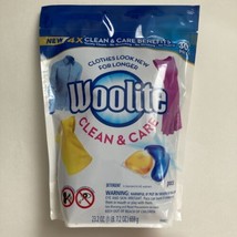 Woolite Clean &amp; Care Laundry Detergent Pacs, 30 Count, Starndard &amp; HE Wa... - £41.07 GBP