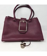 GUESS Caroline Uptown Large Satchel with Keychain VG70509 Burgundy Maroon Red - £31.24 GBP
