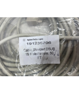 DSub 50&#39; ft 15 Pin Male to 15 pin Female Shielded Cable Cord, Gray - £43.21 GBP