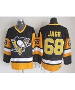 Penguins #68 Jaromir Jagr Jersey Old Style Uniform Black - €42,53 EUR