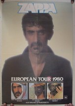 Frank Zappa Poster European Tour Sheik Yur Bouti Joe&#39;s Garage 1980 - £281.84 GBP