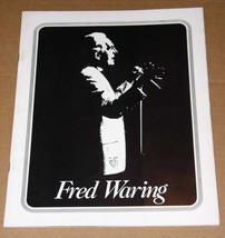 Fred Waring Concert Tour Program Vintage 1980-81 Farewell Tour - £31.85 GBP