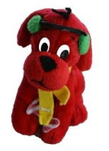 Scholastic Clifford the Big Red Dog Plush Stuffed Animal Toy Doll Beanbag Winter - £7.62 GBP