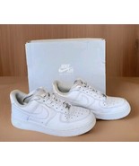 Nike size 6.5 Air Force 1 Low White &#39;07 315115-112 Womens AIR-SOLE Brand... - £30.53 GBP