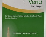 OneTouch Verio Test Strips - 50 Count Sealed Exp 2/2025 - $29.69