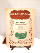Walt Disney  Zip a Dee Doo Dah Antique Piano Sheet Music Song of the South - £15.65 GBP