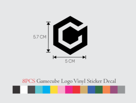 8 PCS Nintendo GAMECUBE Cube Vinyl Decal Waterproof Premium Sticker 2 Inch Set - £9.74 GBP+