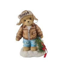 Cherished Teddies 118385 Knut &quot;Decorating The Holidays With Happiness&quot; Figurine - £9.37 GBP