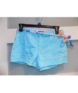Faded Glory Blue Shorts W/Adjustable Waist Size 12 Girls NEW - $13.50