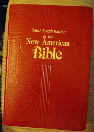 Primary image for St Joseph Edition of the New American Bible Leatherette Catholic Bible 609/10-R