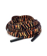 Flat Laces &quot;Tiger Print&quot; for Air Max Force Jordan 1 Lebron Kyrie Dunk SB... - $155.30 MXN