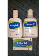 Cetaphil Moisturizing Lotion 3.4oz,GentleSkin Cleanser4.2oz,Syndet Bar2.... - £9.41 GBP