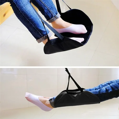Game Fun Play Toys Office Home Airplane Foot Rest Hammock for Travel Work Feet C - £23.32 GBP