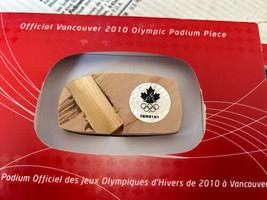 Official Vancouver 2010 Olympic Podium Piece Freestyle Skiing Aerials Tr... - £27.25 GBP