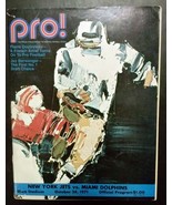 New York Jets PRO! Program vs Miami Dolphins (10/24/1971, Shea Stadium) - $13.02 CAD
