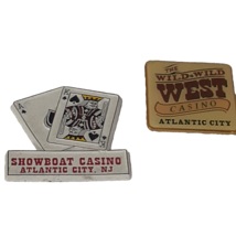 Showboat Casino and Wild Wild West Casino Atlantic City N J Fridge Magnet - $7.70